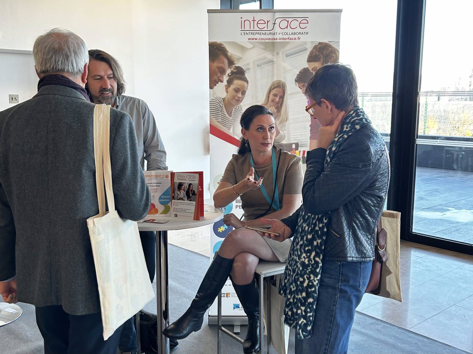 Couveuse Interface au salon de la CPME 13 à Marseille