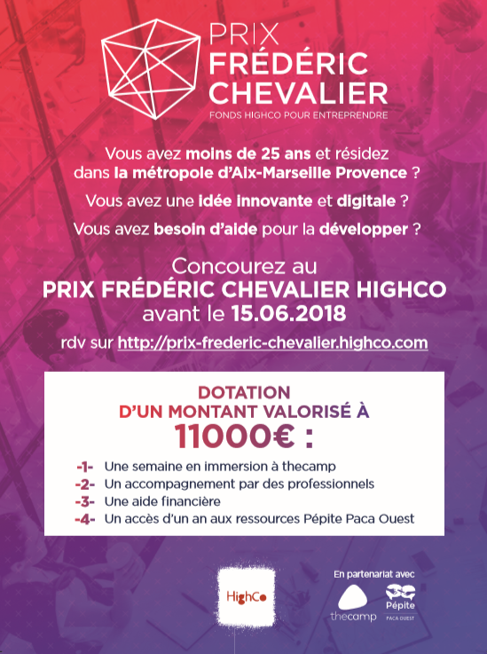 Couveuse Interface soutient le Prix Frédéric Chevalier : les jeunes entrepreneurs du digital mis à l’honneur !