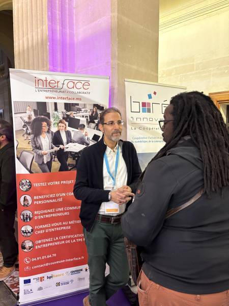 Notre conseiller avec les futurs porteurs de projet